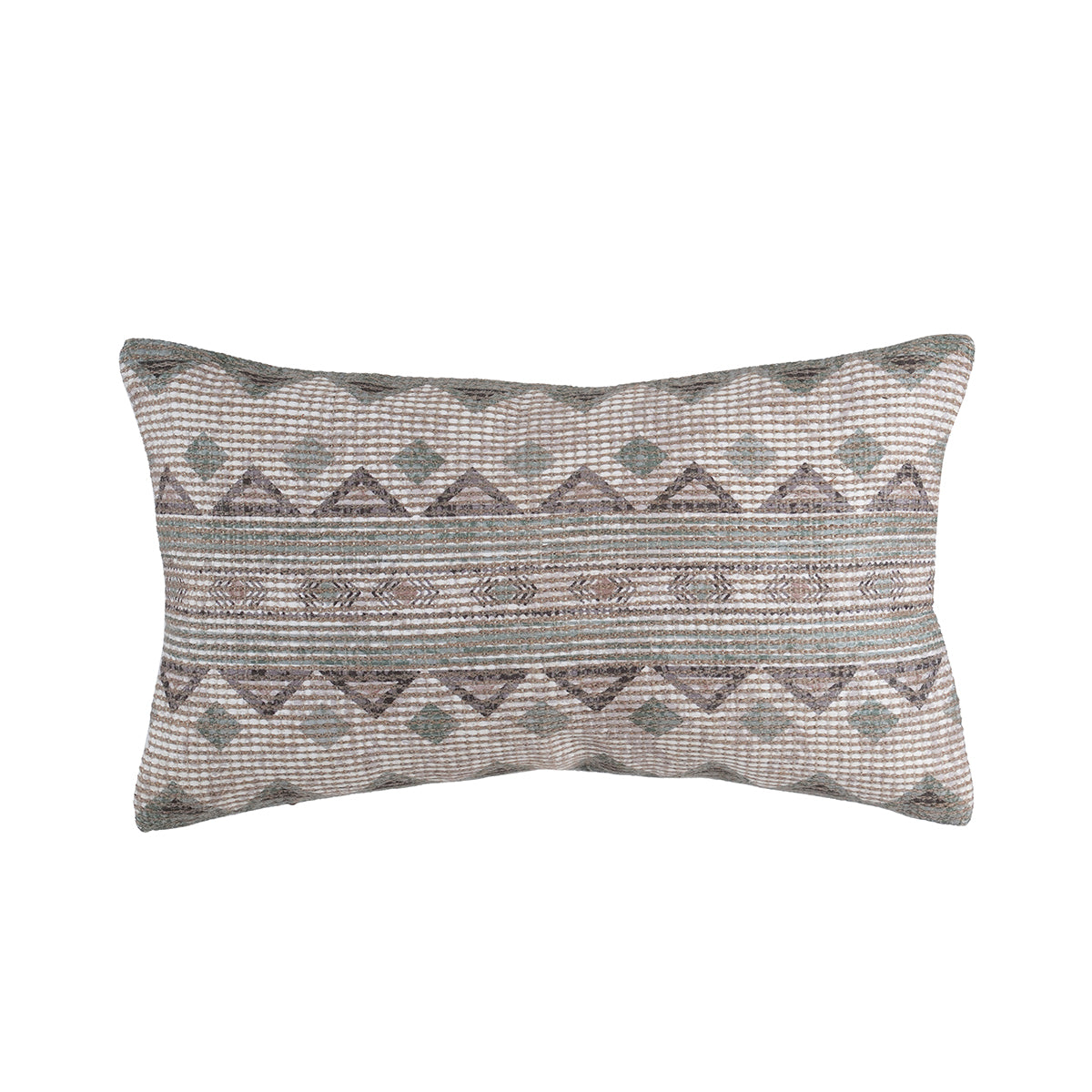 Indigenous Artisan Nahua Green Cushion Cover