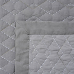 Indigenous Artisan Art Deco Diamond Summer AC Quilt/Quilted Bed Cover Neutral