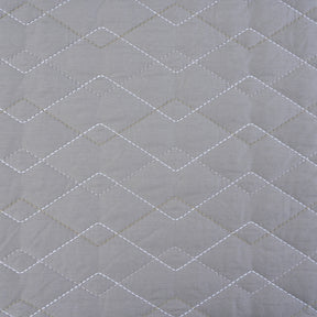 8pcs Quilt/Quilted Bed Cover Set Art Deco Diamond Neutral