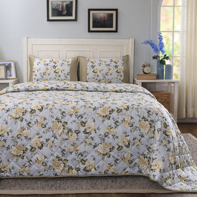 Eclectic Garden Distressed Flora Quilt