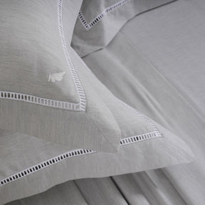 Emmie Made With Egyption Cotton Ultra Soft Grey Bed Sheet with Pillow Case