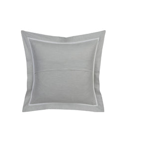 Emmie Made With Egyption Cotton Ultra Soft Grey Pillow Case Euro Set