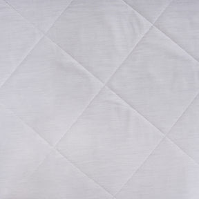 Emmie 100% Natural Cotton Filling Light Weight Winter Quilt / Quilted Bed Cover White