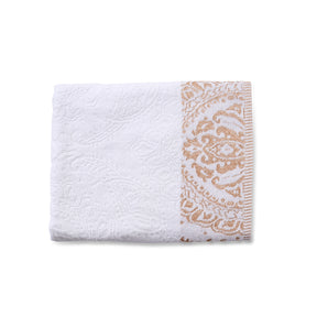 Vintage Monarch White Medium Towel