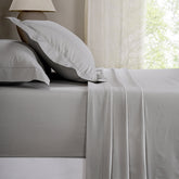 Felix Self Jacquard 100% Cotton Grey Bed Sheet with Pillow Case