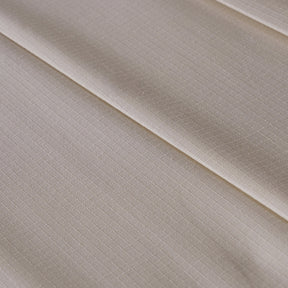 Felix Self Jacquard 100% Cotton Beige Bed Sheet with Pillow Case