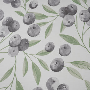 Sensory Bloom Myrtille 100% Cotton Green Bed Sheet with Pillow Case
