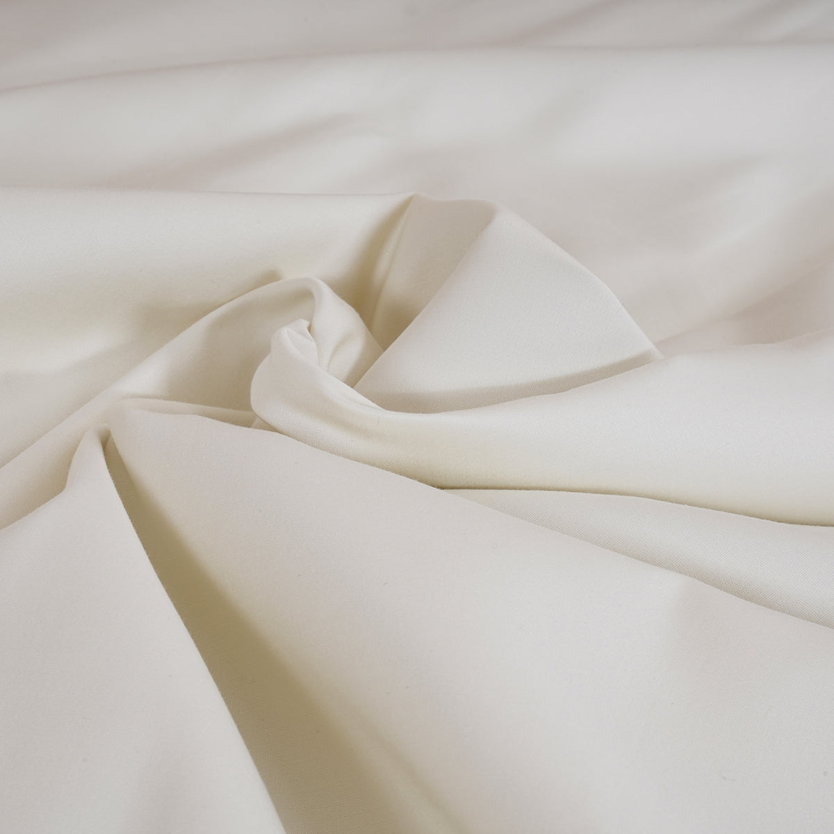 Glamique 100% Cotton Solid 1000 TC White Bed Sheet with Pillow Case