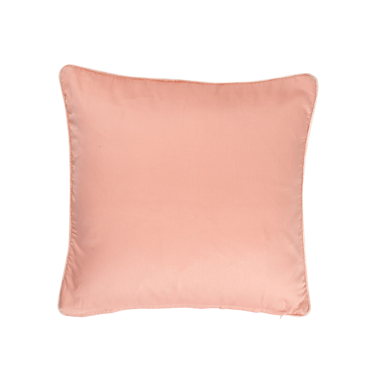 Exotic Heritage Diamond Knot Hand Crafted Peach Cushion Cover