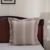 Rhythmic Stripe 100% Natural Egyptian Cotton Woven 2PC Pillow Case Euro Set