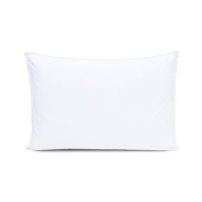 Elite 100% Cotton Solid Fabric White 1PC Pillow