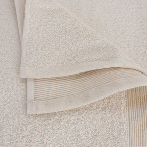 Colorart Embedded Stripe Cream Towel