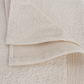 Colorart Embedded Stripe Cream Towel