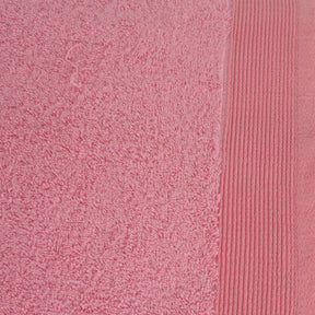 Colorart Embedded Stripe Salmon Pink Towel