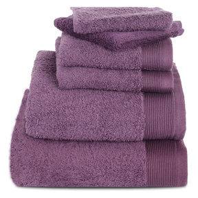 Colorart  Embedded Stripe Shadow Purple Towel