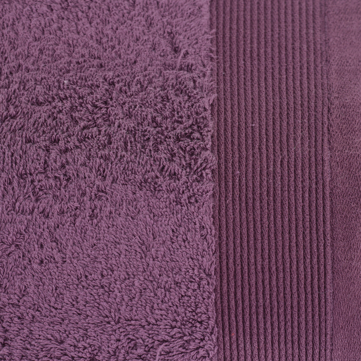 Colorart  Embedded Stripe Shadow Purple Towel