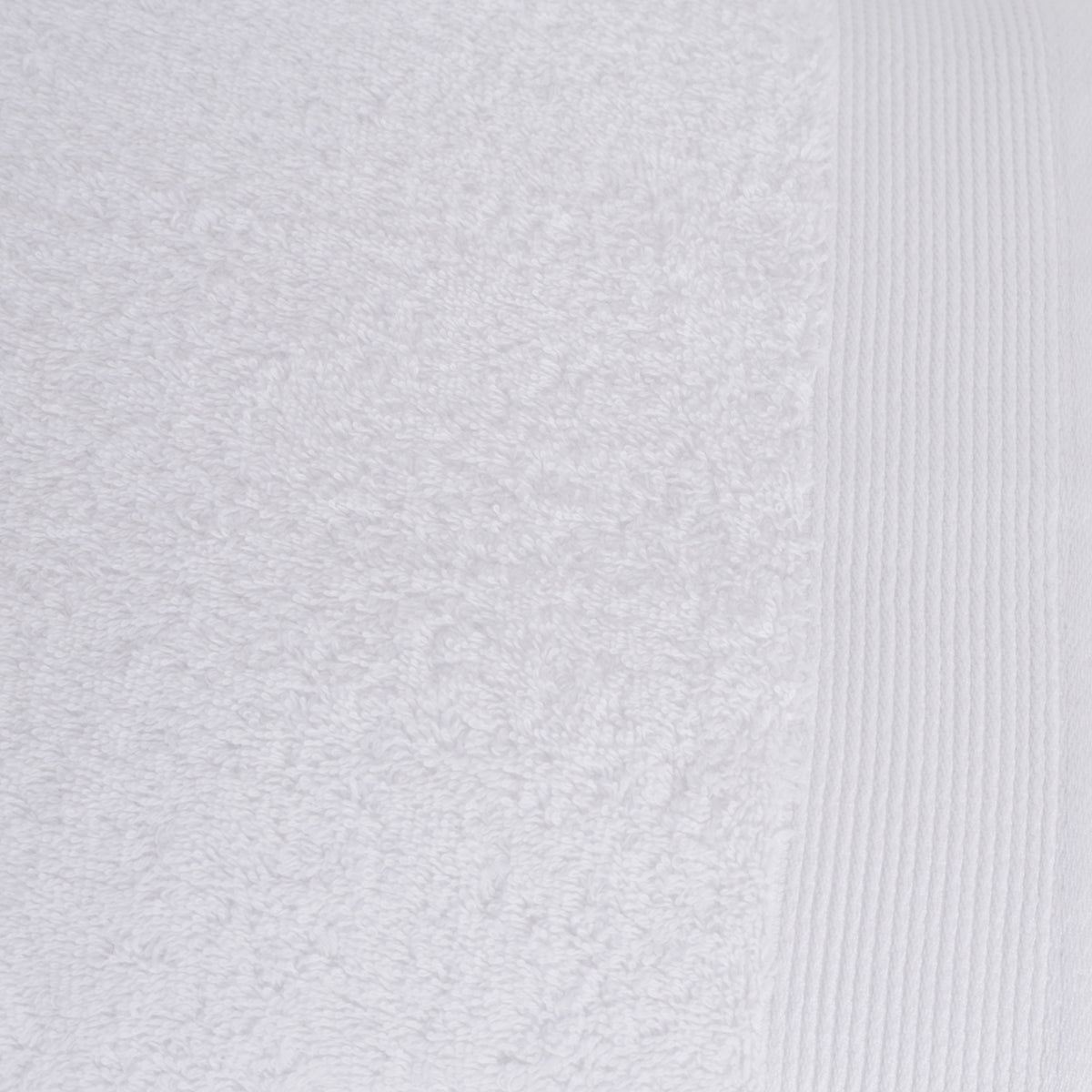 Colorart Embedded Stripe White Towel