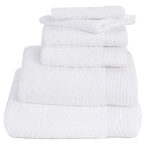 Colorart Embedded Stripe White Towel