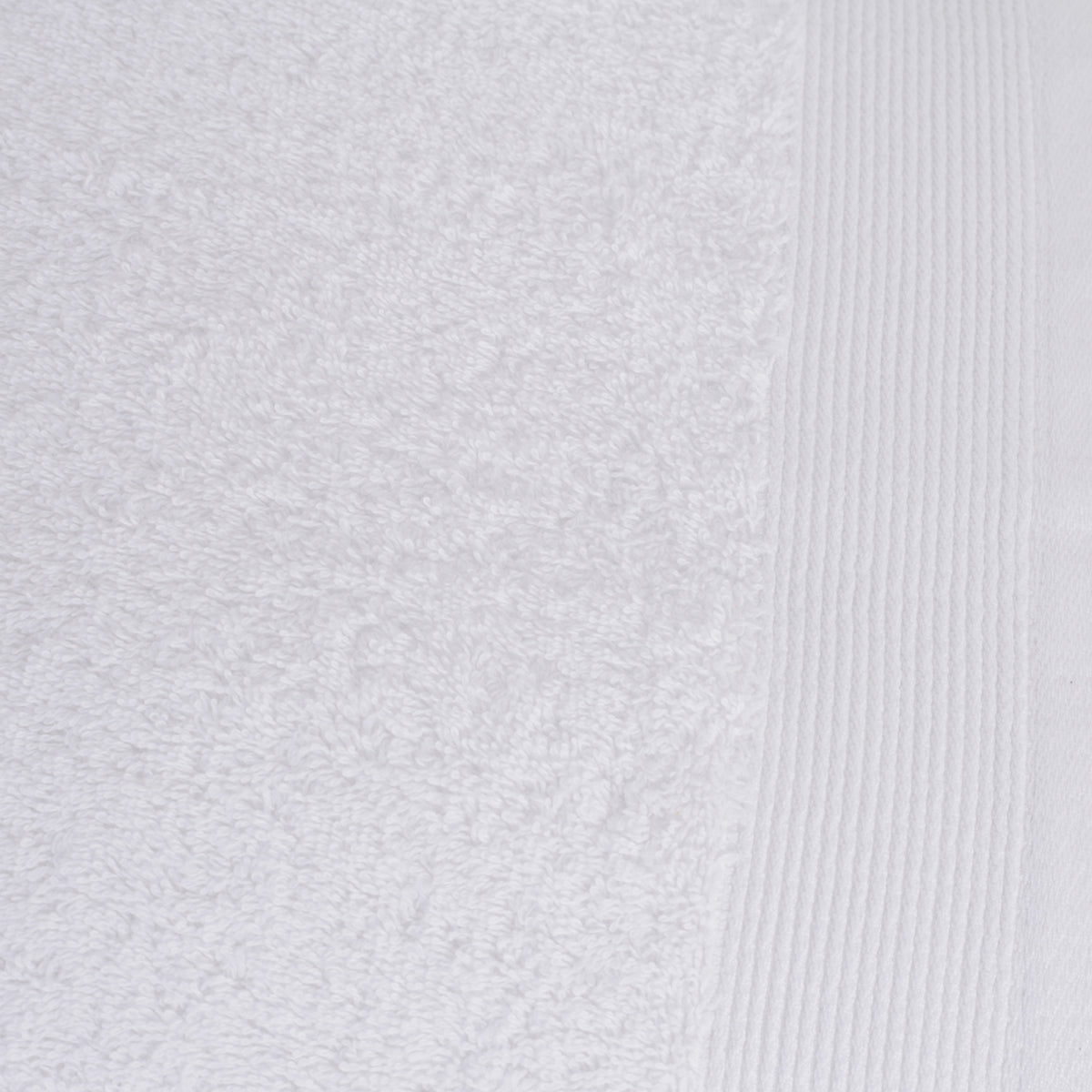 Colorart Embedded Stripe White Towel