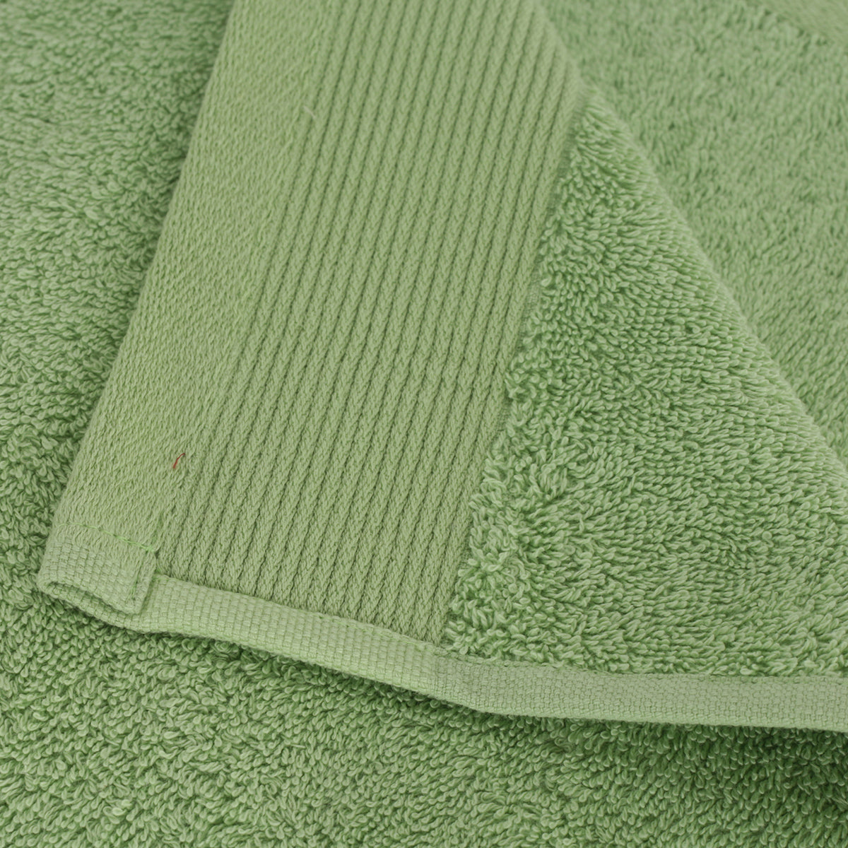 Colorart Embedded Stripe Jasmine Green Towel