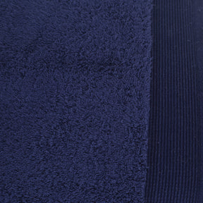 Colorart Embedded Stripe Navy Towel