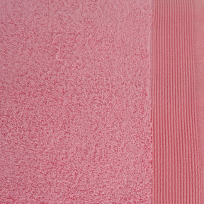 Colorart Embedded Stripe Salmon Pink Towel