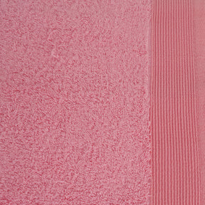 Colorart Embedded Stripe Salmon Pink Towel