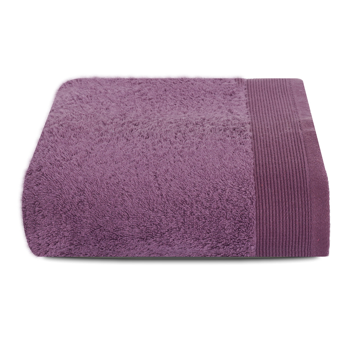 Colorart  Embedded Stripe Shadow Purple Towel