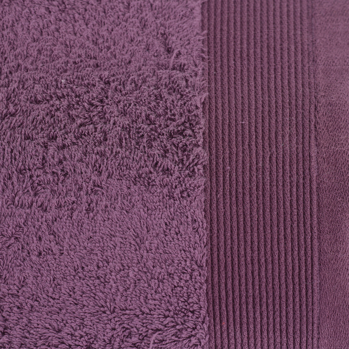 Colorart  Embedded Stripe Shadow Purple Towel