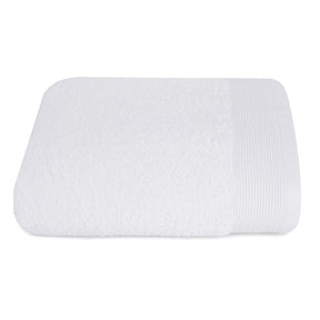 Colorart Embedded Stripe White Towel