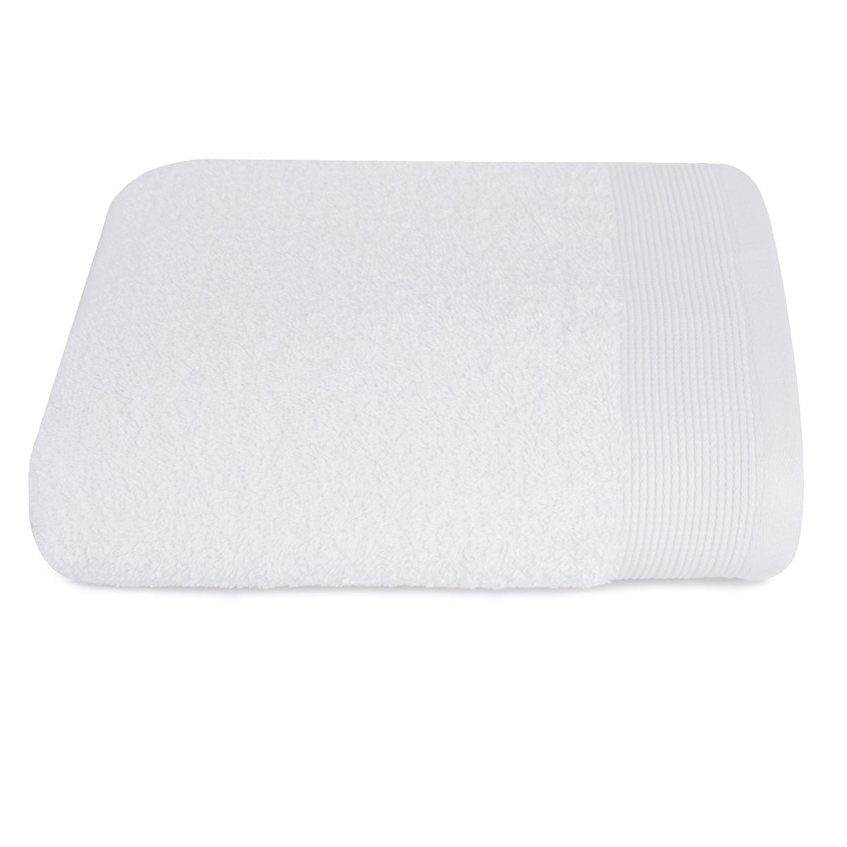 Colorart Embedded Stripe White Towel