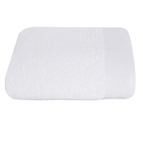 Colorart Embedded Stripe White Towel