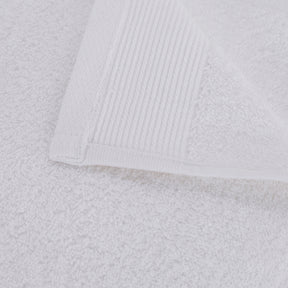 Colorart Embedded Stripe White Towel