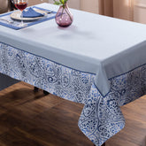 Hues Folklore Transition Ombre Bonanza Blue Table Cover