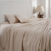 Jessica 100% Cotton Solid Woven Super Soft Simply Taupe Bed Cover/Blanket